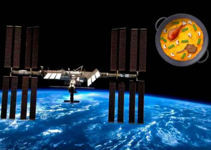 Astronautas ya no comerán cubos de comida, ahora degustarán paella.