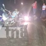 Accidente de tránsito deja una persona lesionada en Carazo