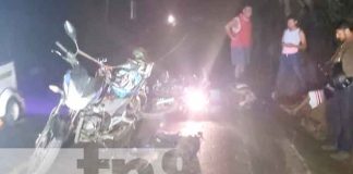 Accidente de tránsito deja una persona lesionada en Carazo
