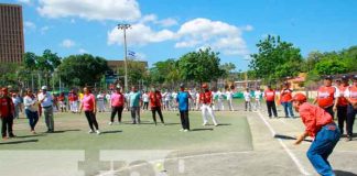 Liga de softbol con cooperativas en Managua