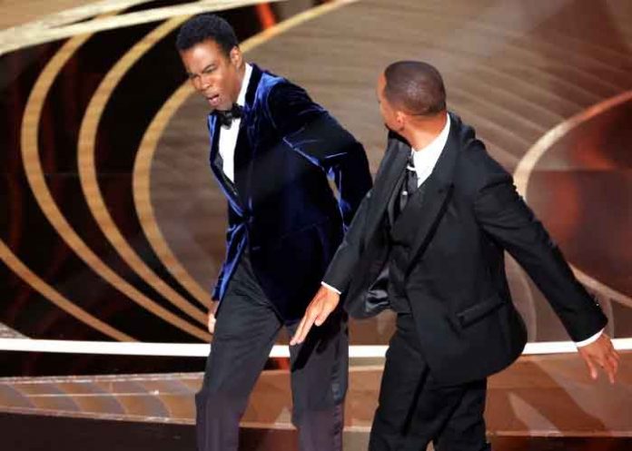 ¡Escándalo en los Oscars!, Will Smith abofeteó a Chris Rock