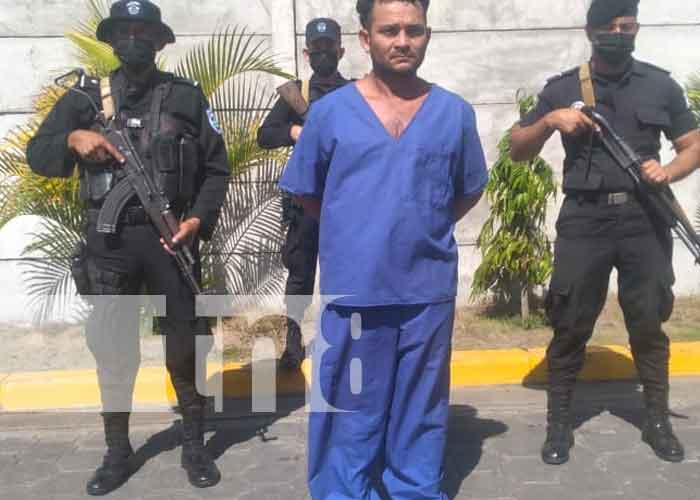 Delincuente detenido en Boaco