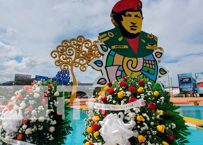 Nicaragua conmemora al comandante Hugo Chávez
