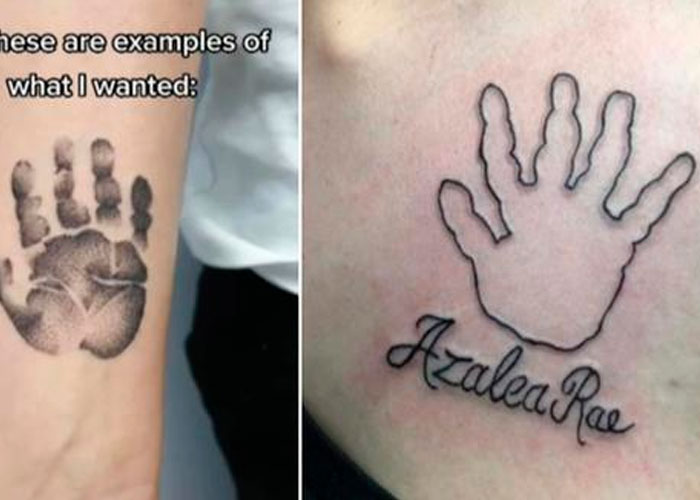 Viral por resultado desastroso durante un tatuaje