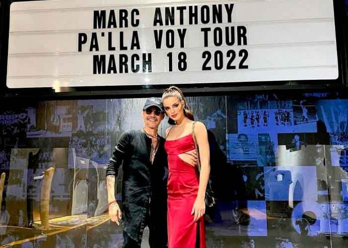 Confirman relación de Marc Anthony y Nadia Ferreira