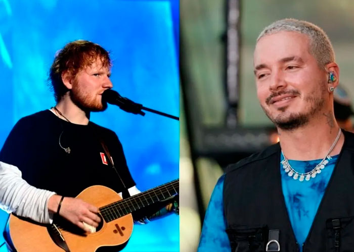J Balvin anuncia doble colaboración con el cantante Ed Sheeran