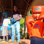 Escuela de boxeo recibe nuevo kit deportivo en San Carlos, Río San Juan
