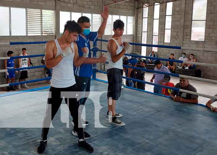 Realizan velada boxística con jóvenes de Jinotega