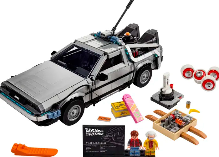 La compañía LEGO lanzará un nuevo set del DeLorean de "Volver al Futuro"