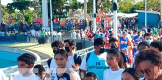 Atletas celebran el 170 aniversario de Managua de ser elevada a capital