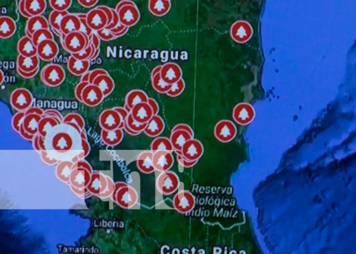 presentación de mapas naturales de Nicaragua