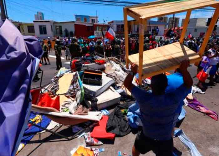 Agresión a migrantes en Chile