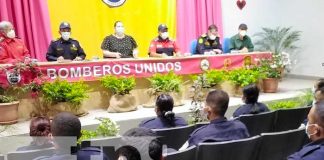 Entregan diplomas a nuevos Bomberos de Nicaragua