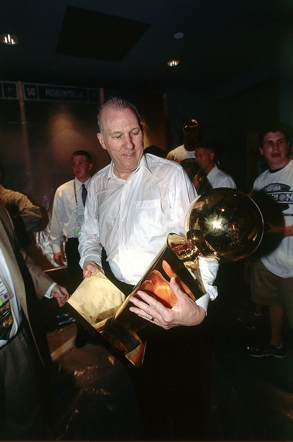 Gregg Popovich ganó varios títulos de la NBA