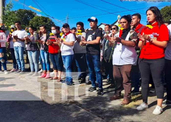 Juventud Sandinista conmemora 73 aniversario del natalicio de Leonel Rugama