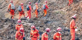 Continúan labores de rescate en el sur de China tras accidente