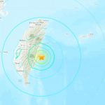 Sismo de magnitud 6.6 sacude las costas de Taiwán