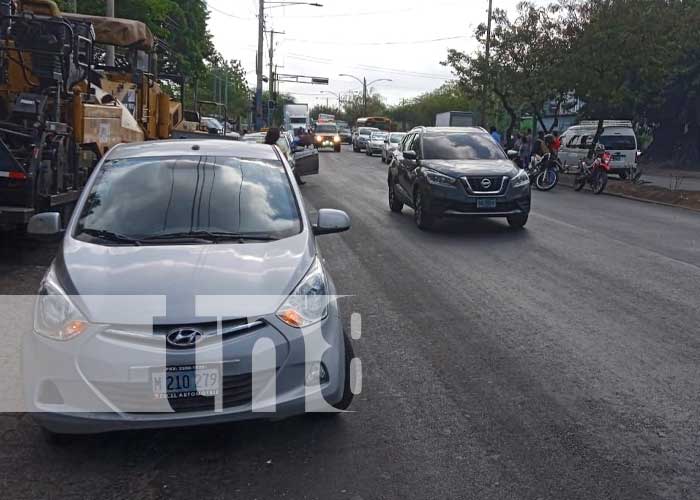 Accidente de tránsito en sector de la Quinta Nina, Managua