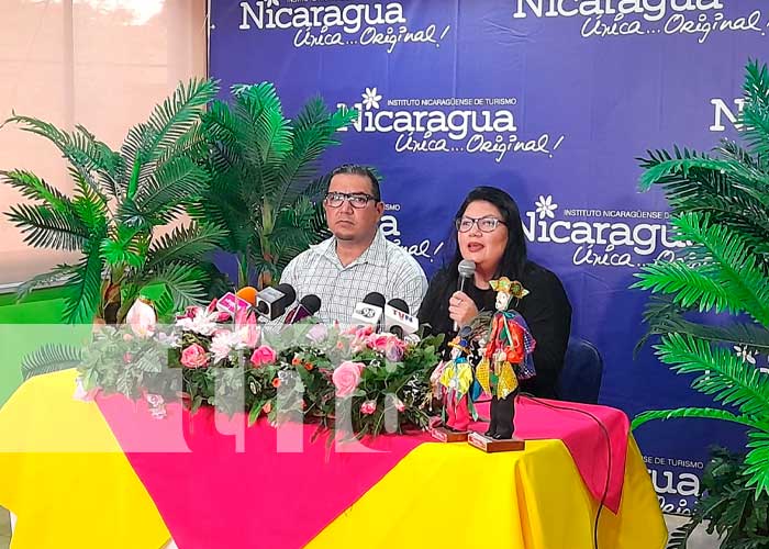 Conferencia de prensa del INTUR y el MEFCCA en Nicaragua