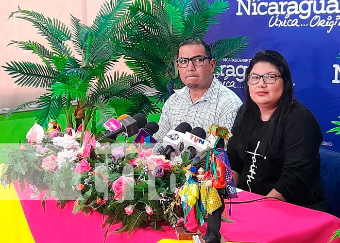 Conferencia de prensa del INTUR y el MEFCCA en Nicaragua