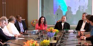 Reunión del Presidente Daniel Ortega, con el presidente del BCIE