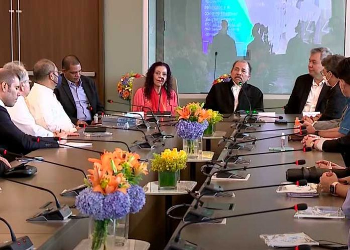 Reunión del Presidente Daniel Ortega, con el presidente del BCIE