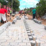 Reparación de calles en barrio Pancasán, Bilwi