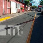 Reparación de calles en barrios de Managua