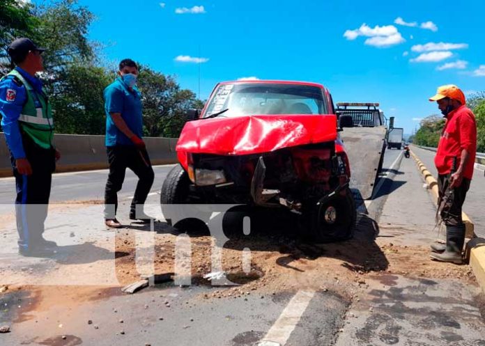  Accidente de tránsito en el km 15 Carretera Norte, Managua