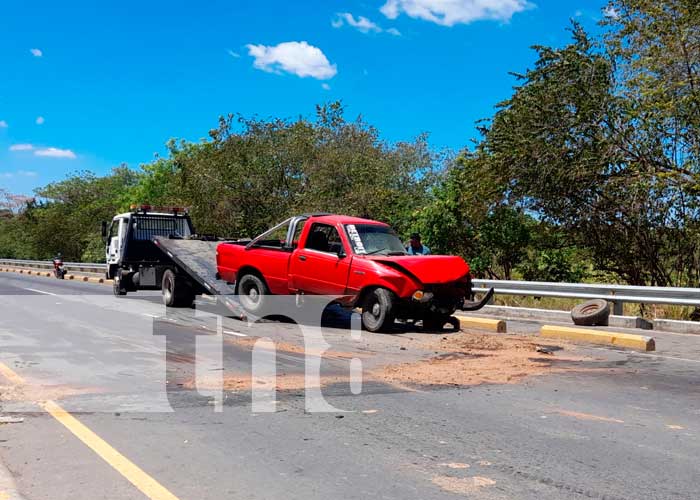 Accidente de tránsito en el km 15 Carretera Norte, Managua