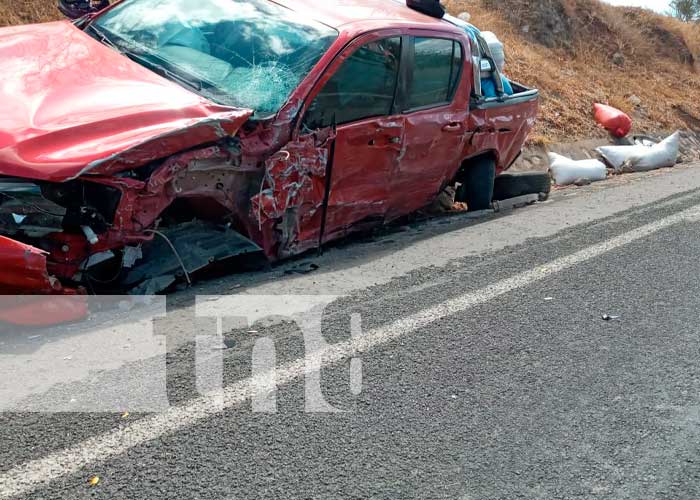 Accidente de tránsito en Ciudad Darío, Matagalpa