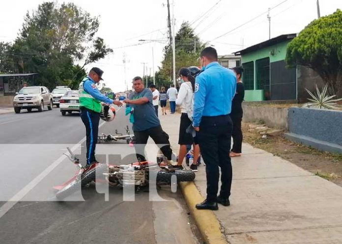 Accidente de tránsito en Jinotepe, Carazo