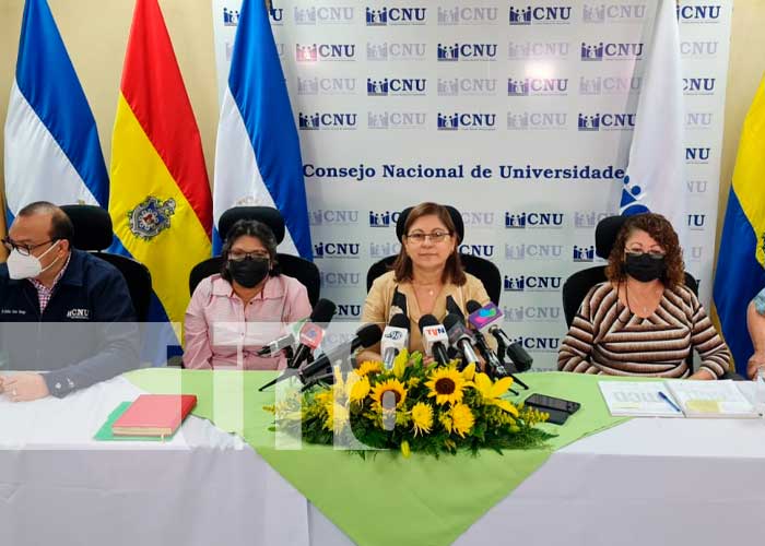 Conferencia de prensa del CNU en Nicaragua