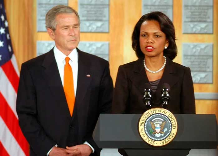 Condoleeza Rice, arquitecta de la guerra de Irak por parte de Estados Unidos