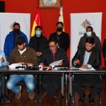 Maestros y Gobierno de Bolivia suscriben acuerdo que pone fin a protestas