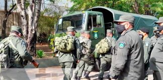 Preparación del Ejército de Nicaragua para Ejercicio Multiamenazas