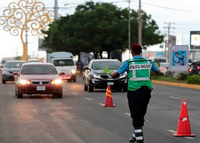 Policía de tránsito en Nicaragua