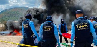 Honduras incinera 8 toneladas de cocaína incautadas a cárteles