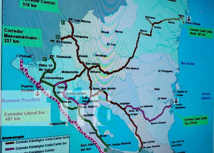  Presentación del mapa de infraestructura vial en Nicaragua