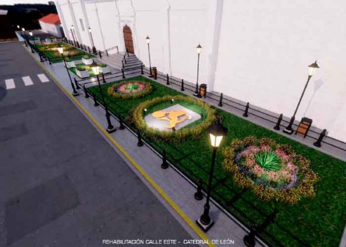 Inician obras del nuevo paso peatonal en León