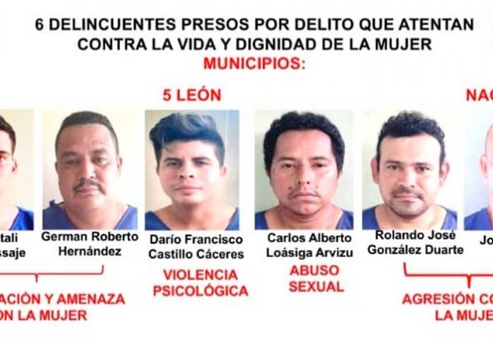Presos por presuntamente cometer delitos en León