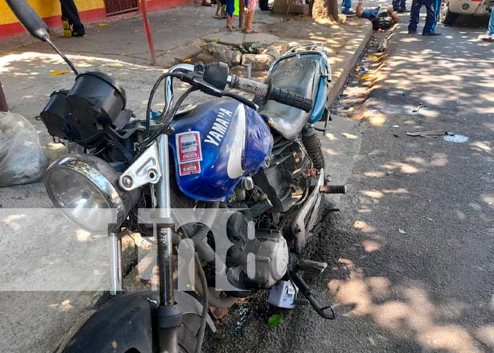 Accidente de tránsito en Managua