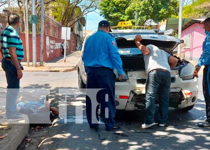 Accidente de tránsito en Managua