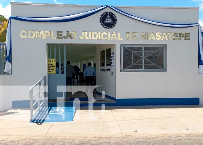 Inauguración de nuevo edificio del complejo judicial en Masatepe