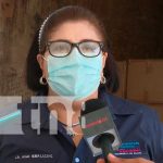 Entrega de mascarillas quirúrgicas al sistema de salud en Nicaragua