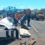 Escenario del accidente mortal en Matagalpa