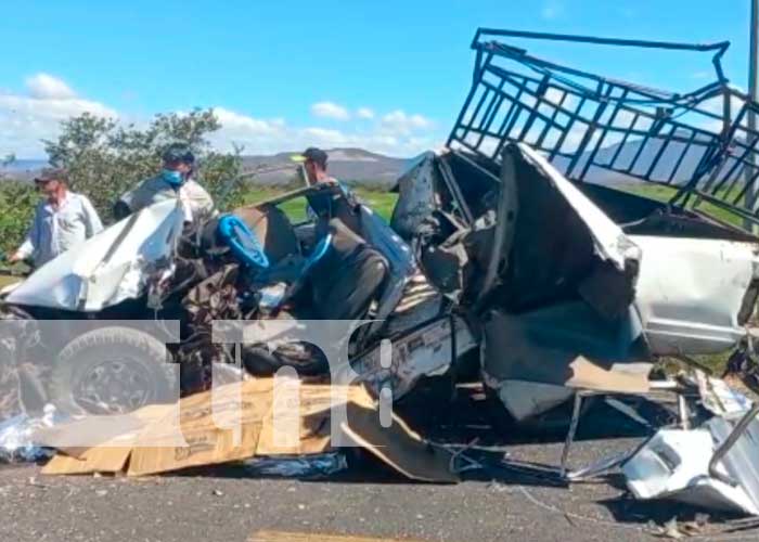 Escenario del accidente mortal en Matagalpa