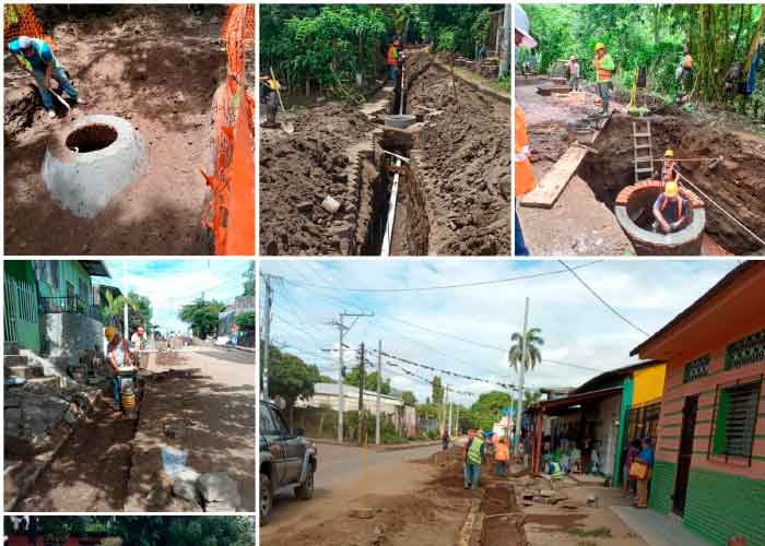 ENACAL ejecuta proyecto de saneamiento en Niquinohomo
