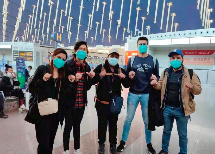 30 estudiantes llegan a Beijing y Wuhan, ciudades de la República popular de China 