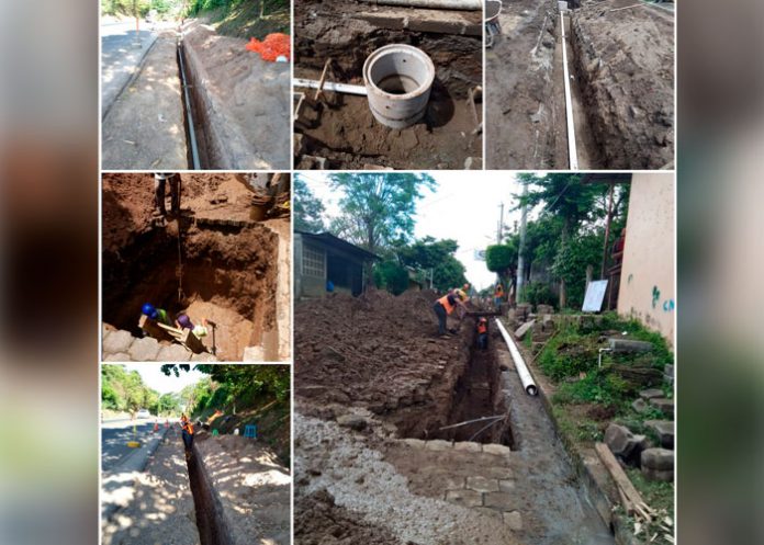 ENACAL ejecuta obras de Saneamiento en San Juan de Oriente
